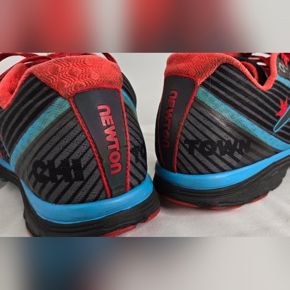 Newton Chicago Running Fusion Special Edition shoes 11.5 black blue red starsh - Picture 7 of 17